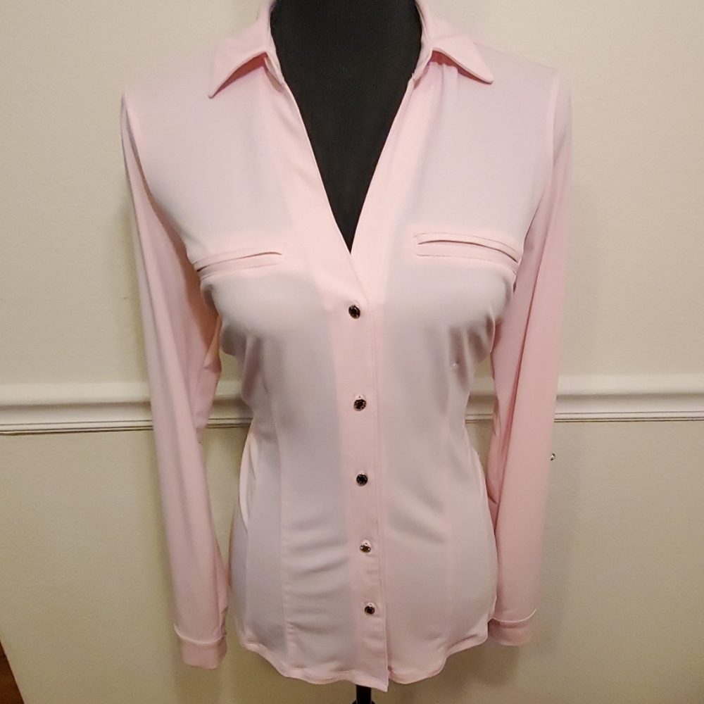 New! NY&C light pink blouse